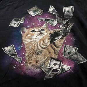 Cosmic Cash Cat T-shirt